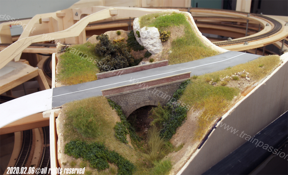 Model on the layout